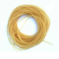 6m diameter 2mm solid elastic rubber band strapping fishing line plain level round elastic rope tied line fishing line