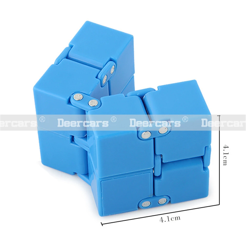 Infinity Magic Cube Decompression Folding Fingertip Unlimited Fold Children Puzzle Creative Toy Single Color | Игрушки и хобби