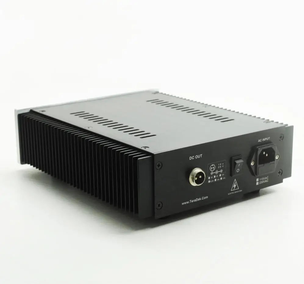 TeraDak DC12V 10A для NAS HiFi обновленный Линейный источник питания с низким уровнем