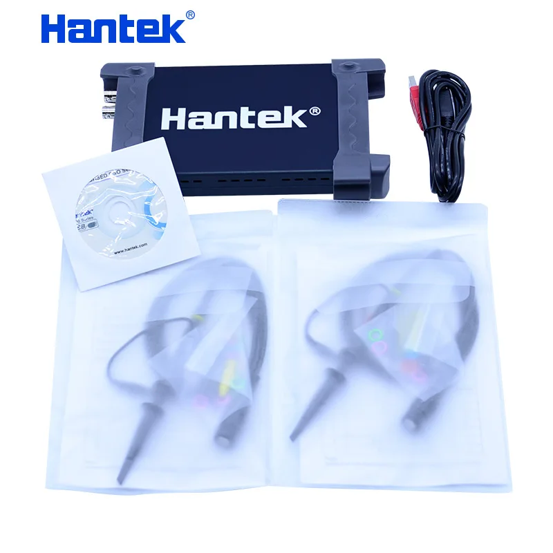 Цифровой осциллограф Hantek 6052BE ПК USB 2 канала полоса пропускания 50 МГц скорость