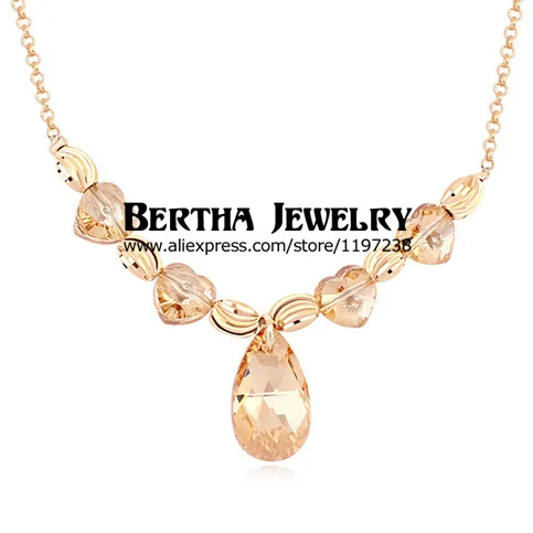 Модное роскошное женское ювелирное изделие Элегантные ожерелья с подвесками