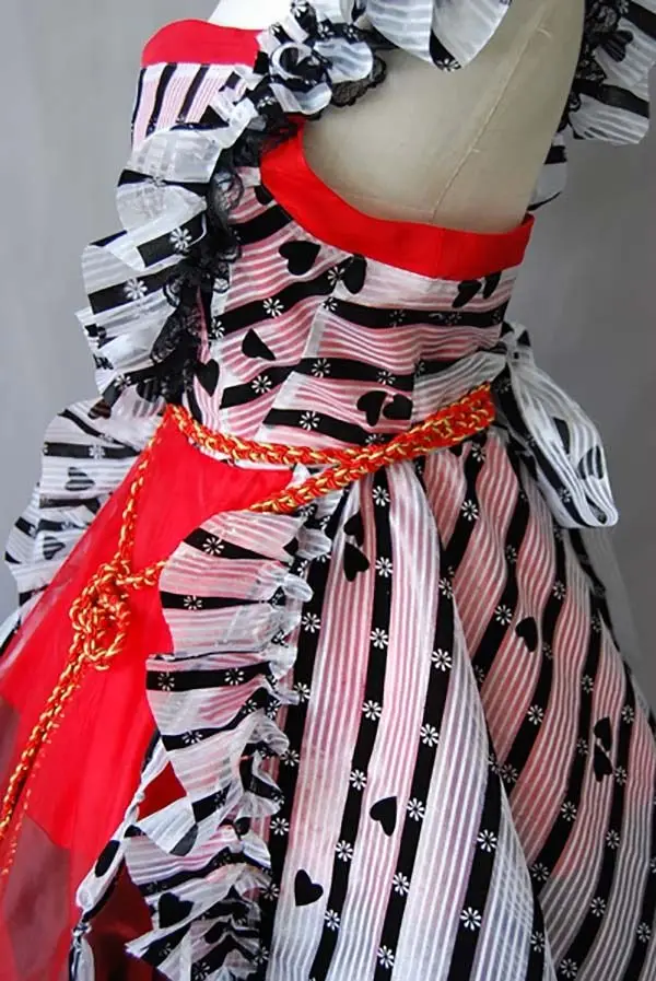 Красный вечерний наряд для костюмированной вечеринки Тима Бёртона Алисы в стране чудес|alice in|alice in wonderlandalice