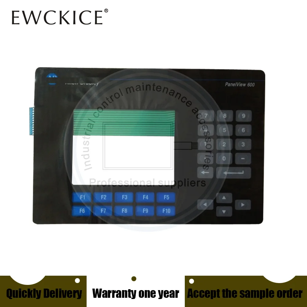 

NEW PanelView 600 2711-B6C2 2711-B6C5 2711-B6C8 2711-B6C10 HMI PLC Membrane Switch keypad keyboard