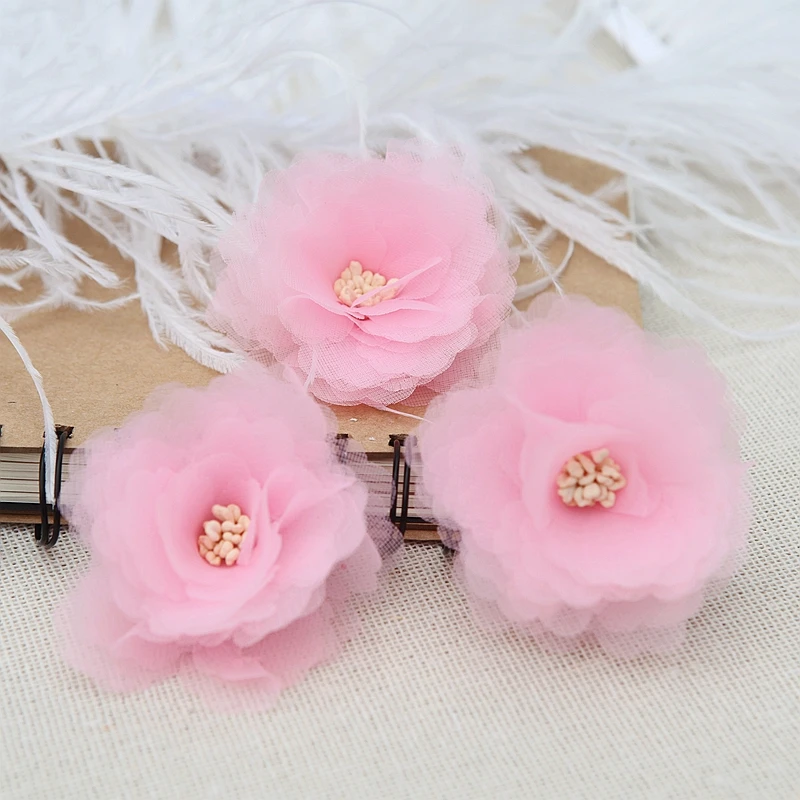 Новинка 4 шт./лот кружевная отделка аппликация ткань свадебное платье Цветы