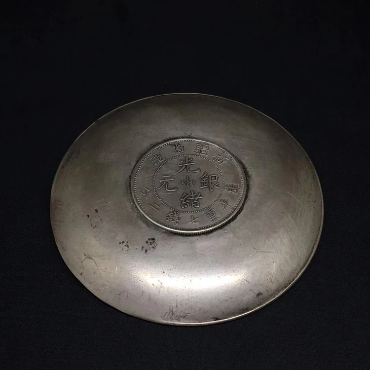 Антикварная разная коллекция антикварная китайская медная тарелка богатая