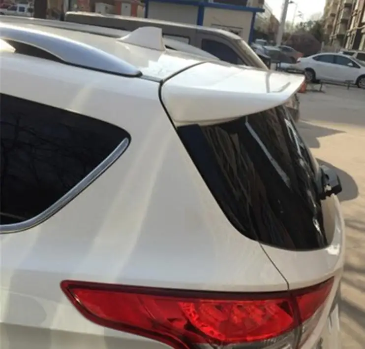 Для Ford Escape Kuga 2013 снаружи ABS Неокрашенный Грунтовка Цвет спойлер на задний багажник, крыло украшения