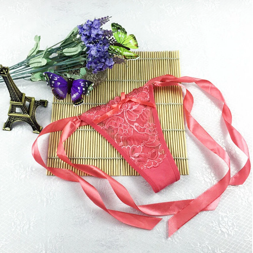 Женские прозрачные трусики стринги кружевные мини сексуальные танга