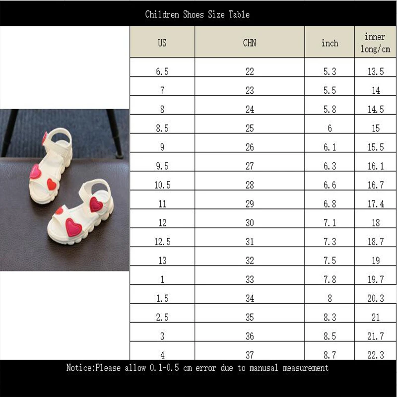 

2019 spring and summer new fashion sandals children open toe shoes Velcro love girls casual sandals