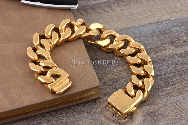 Фотогалерея 8 66 дюйма 20 мм! Модный тяжелый прочный мужской браслет цепочка из