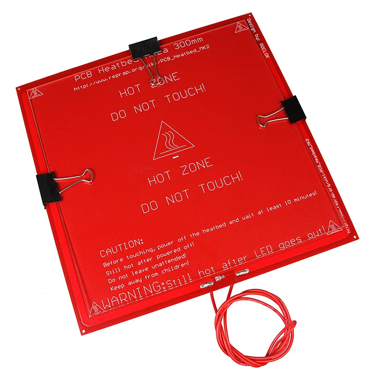 Стеклянная плита Funssor для 3D-принтера большого размера 300*300*3 мм нагревательная