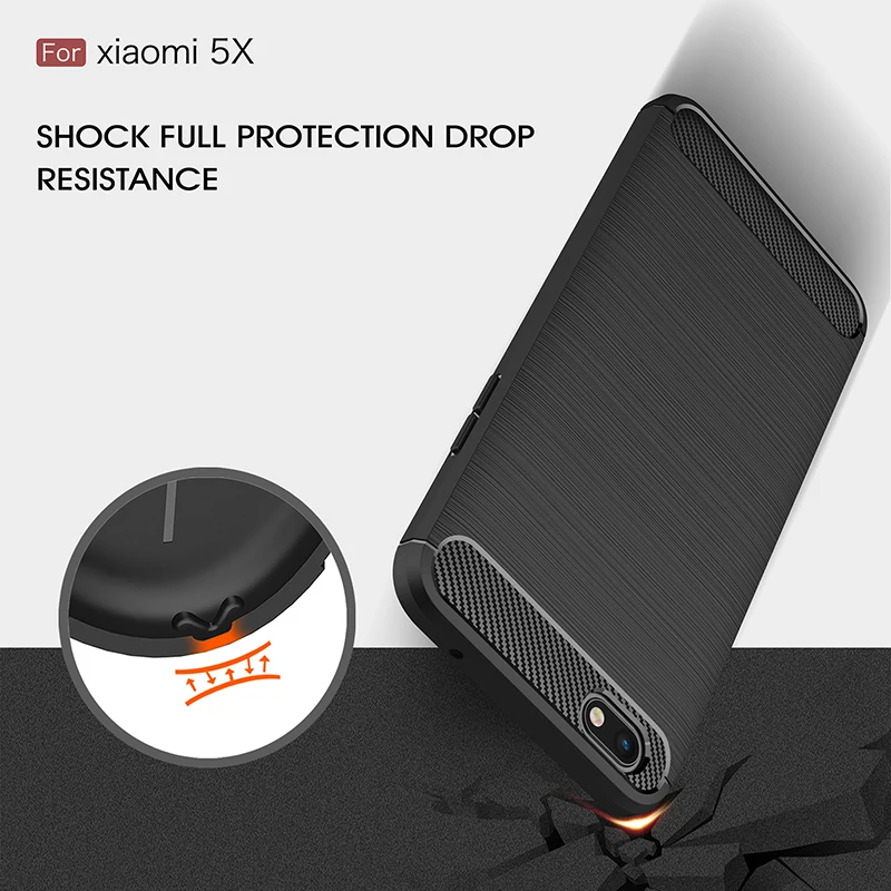 For Xiaomi Redmi 4A 4x Note 3 4 TPU Silicone Leather back cover for mi 5x MiA1 Mi5 Mi5S Plus Protection phone bags |