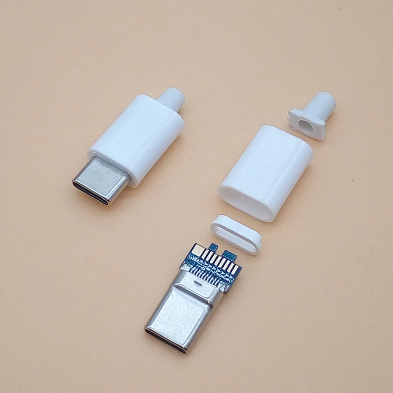2 комплекта USB 3,1 type C штекер сварочный двухсторонний разъем для зарядки данных