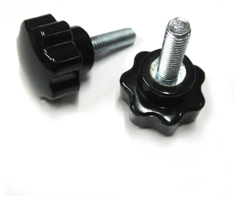 

5 шт. m10x40мм Мужская резьба в форме звезды Зажимная винтовая ручка для промышленного оборудования