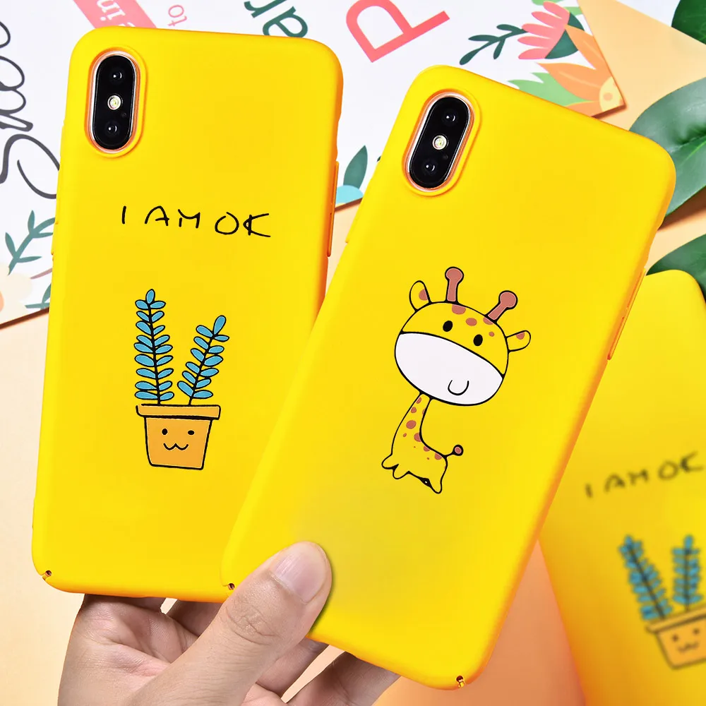 TOMKAS мультфильм Жираф цветочный чехол для iPhone XS XR милые животные телефонные чехлы