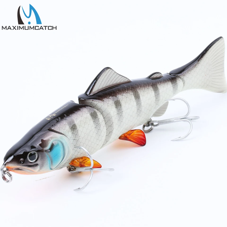 Maximumcatch жесткая наживка 1 шт. 3 шарнирных секции Swimbait рыболовные приманки жесткие с
