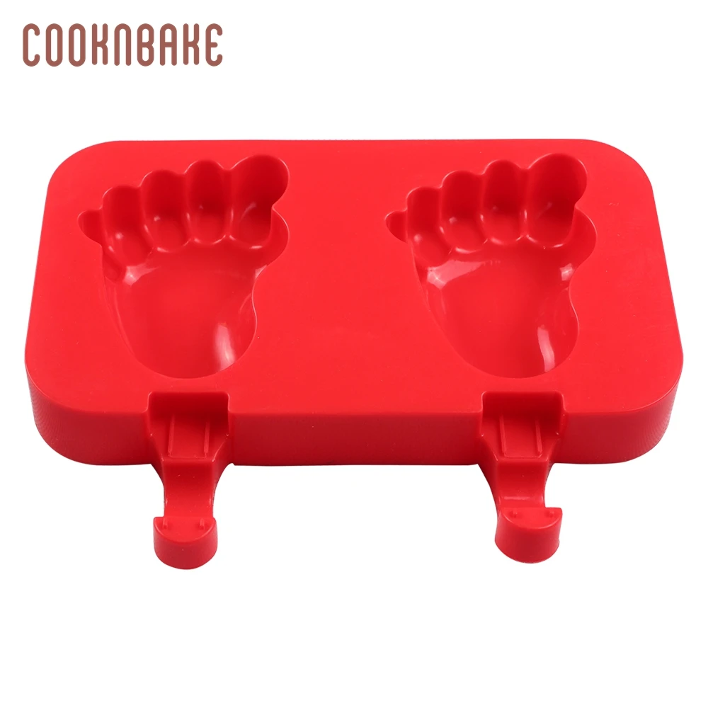 COOKNBAKE силиконовая форма для мороженого в форме ног Форма леденцов инструмент