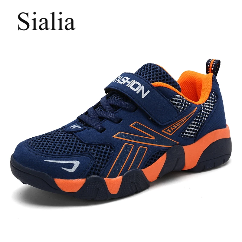 Sialia Spring Autumn Children Sneakers For Boys Casual Shoes Kids Girls Mesh Patchwork Outdoor tenis zapatillas nino | Детская одежда и