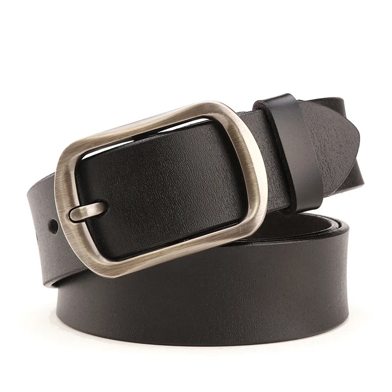 

2017 hot designer belts men high Quality brown luxury 100% real full grain cowhide genuine leather fashion cowboys for women red
