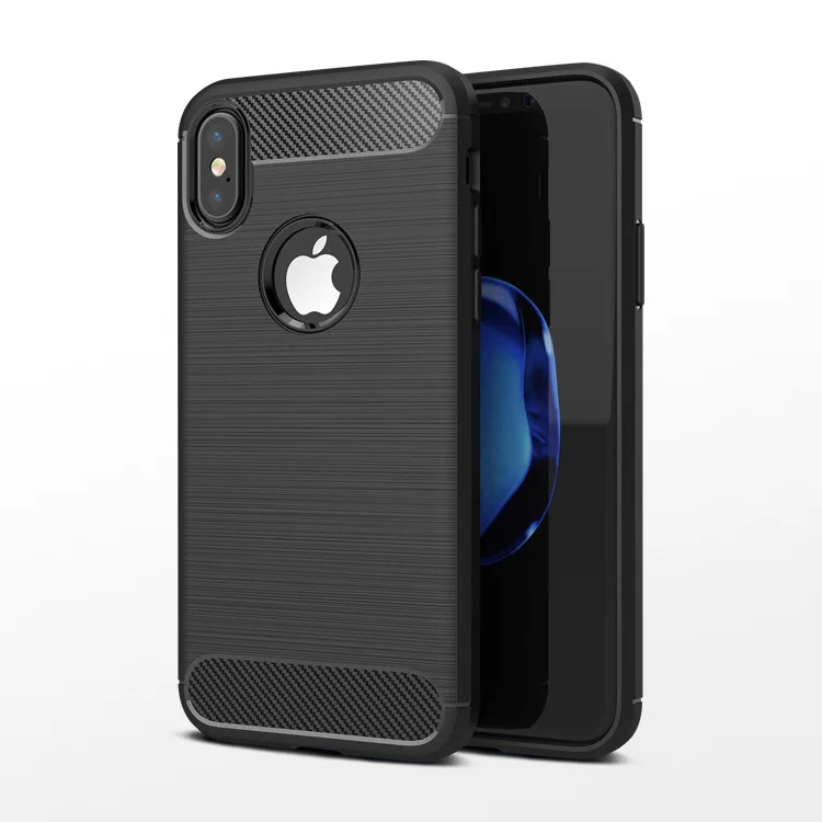 Роскошный тонкий защитный мягкий чехол для мобильного телефона iPhone X XS Max XR корпус