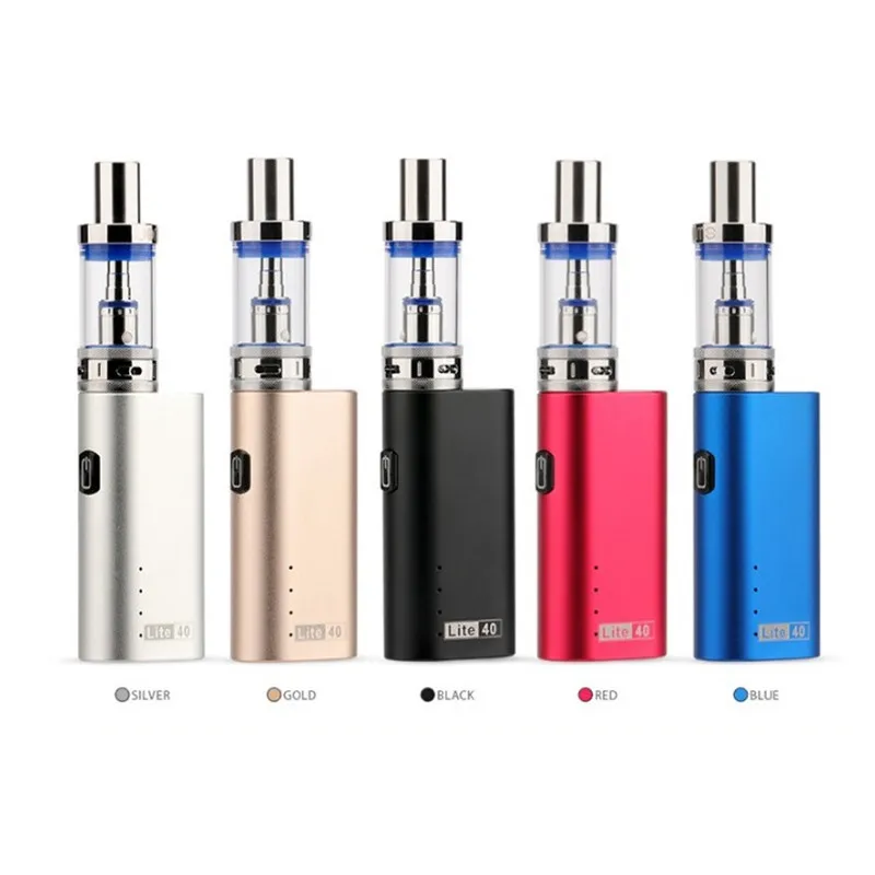 10 шт./лот lite40 50 Вт Мини Портативный vape kit 2200 мАч бокс мод 510 нить 2 0 мл бак Топ