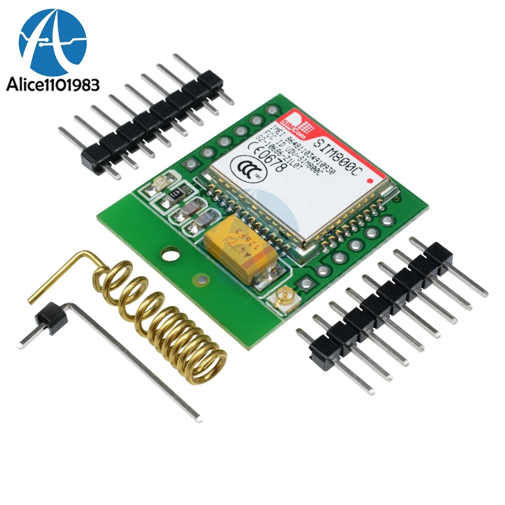 SIM800C GSM GPRS модуль STM32 микроконтроллер 51 оснащен высокой ТТС микро SIM держатель для