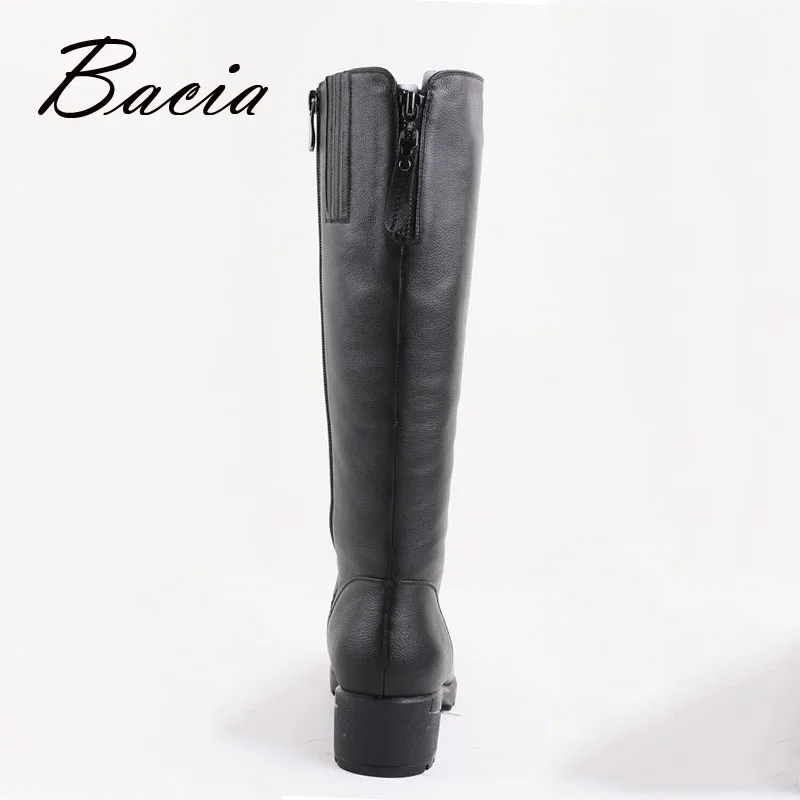 Bacia/зимние ботинки с шерстью и мехом внутри теплая обувь женская Роскошная из