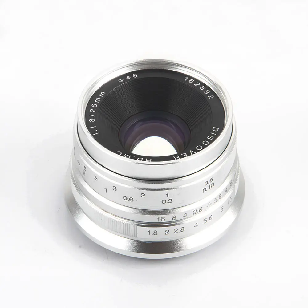 25 мм F/1 8 HD MC ручной фокус широкоугольный объектив для камеры Fujifilm FX X T10 T2 PRO2 PRO1 E2 E1 M1