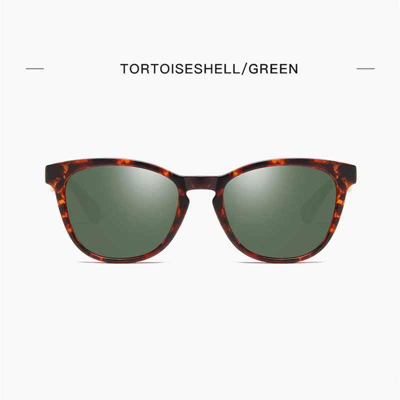 Iboode, Винтажные Солнцезащитные очки, женские, поляризационные, UV400, солнцезащитные очки, для девушек, кошачий глаз, черепаха, коричневые линзы, солнцезащитные очки, ретро оттенки, 6 цветов
