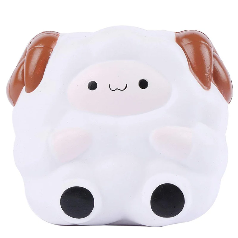 

Мягкая медленно восстанавливающая форму игрушка-сжималка в виде овечки