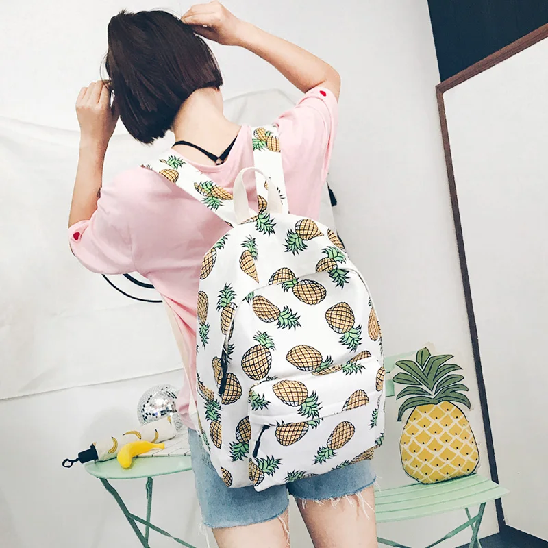 Сумки для 2017 женская обувь Школьные подростков Обувь девочек мальчиков ананас
