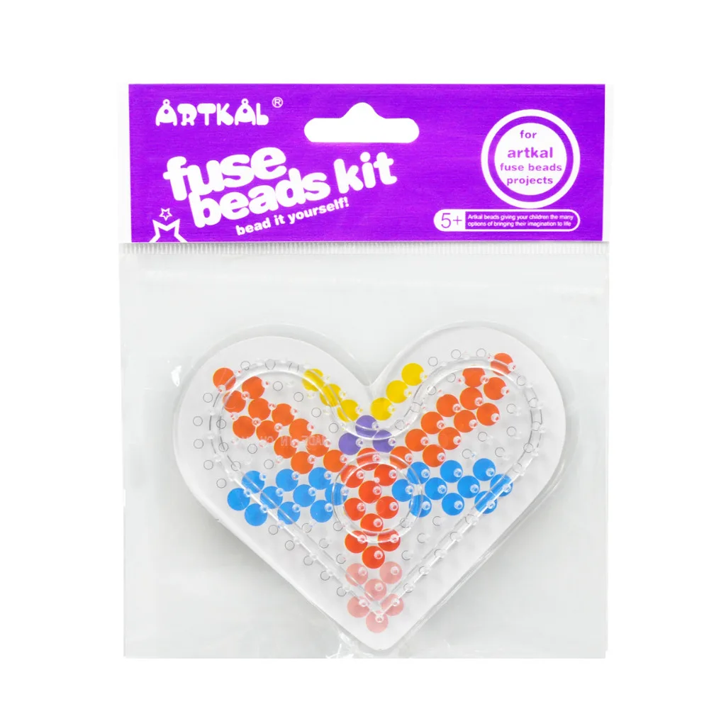 Бусины Artkal Fuse в форме сердца с мультяшным рисунком для Midi 5 мм бусины пиксели