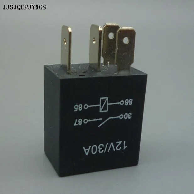 

JJSJQCPJYXGS (12V 30A 4pin )New Car Automotive 12V 30A auto Relay 4Pin 4P Relays