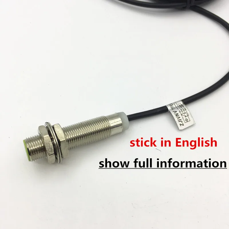 M12 DC6 36v PNP NO + NC/нормально открытый и близкий Индуктивный сенсор переключатель 4