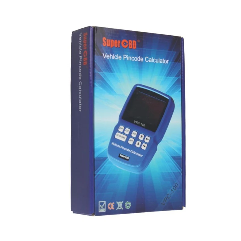 Hot Sale Oringinal Hand-Held Vehicle VPC-100 Pin Code Calculator For almost all cars With 500 Tokens VPC100 Update Online free | Автомобили