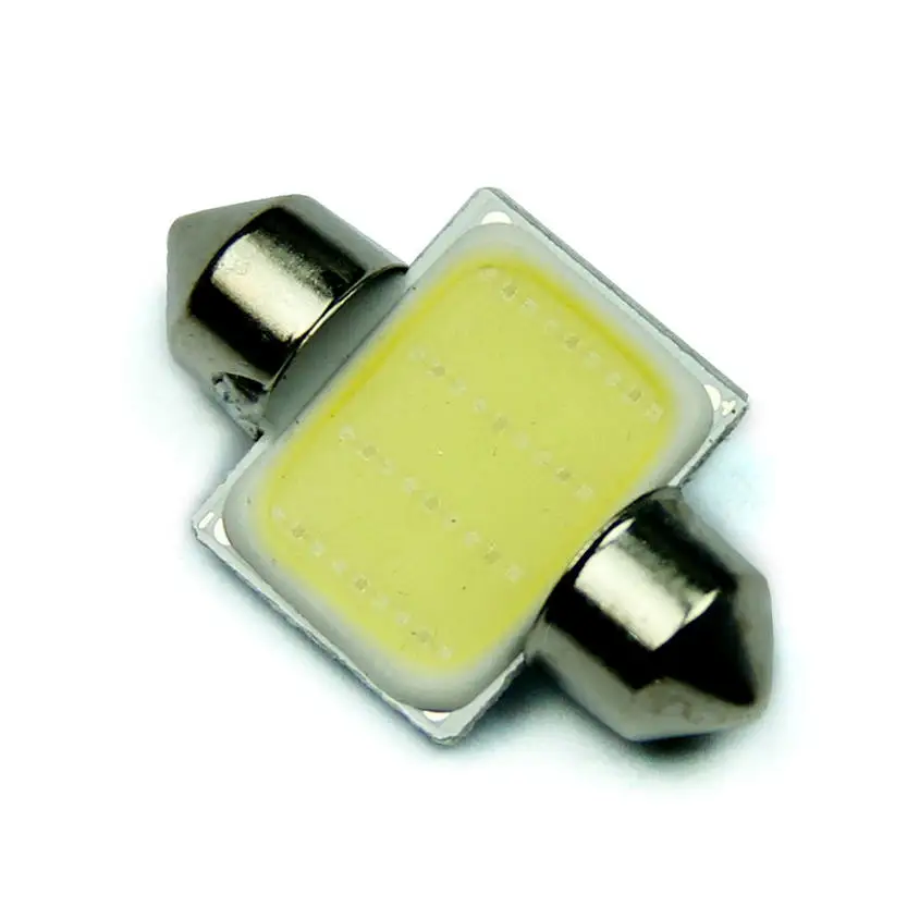 Супер яркая автомобильная лампа 31 мм 12 В COB Dome Festoon 2 шт. SZ0310 * 1 | Автомобили и