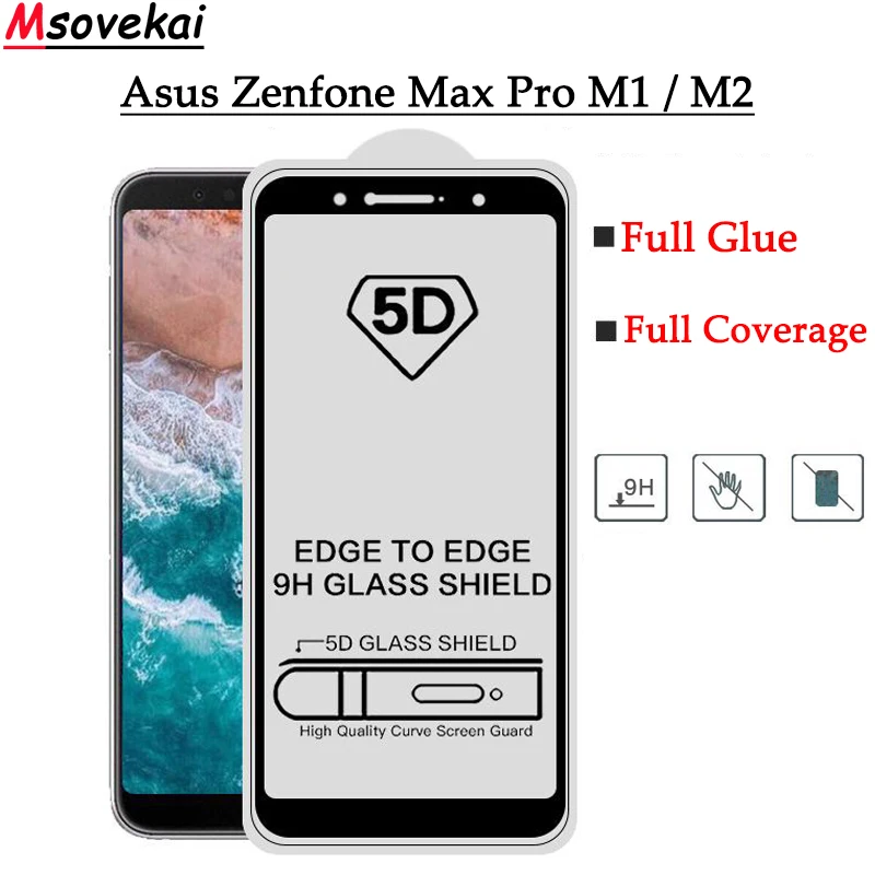 Для ASUS Zenfone MAX PRO M1 ZB601KL ZB602KL для M2 ZB631KL ZB633KL 5D 6D 9D Полный Клей закаленное стекло