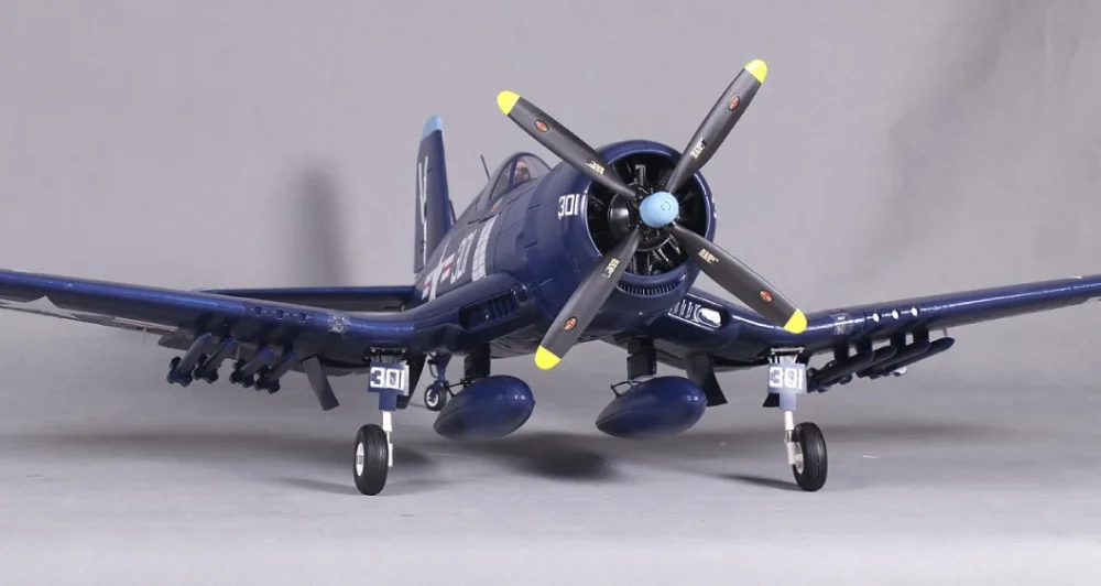 FMS 1400 мм/1 4 м оригинальная Warbird F4U Corsir Blue новейшая версия PNP большие масштаб
