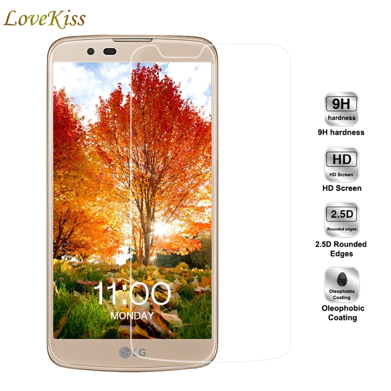 Для LG K10 (2016) 9H 2.5D Закаленное стекло для LTE M2 K420N K410 K430DS K430DSY Защитная пленка