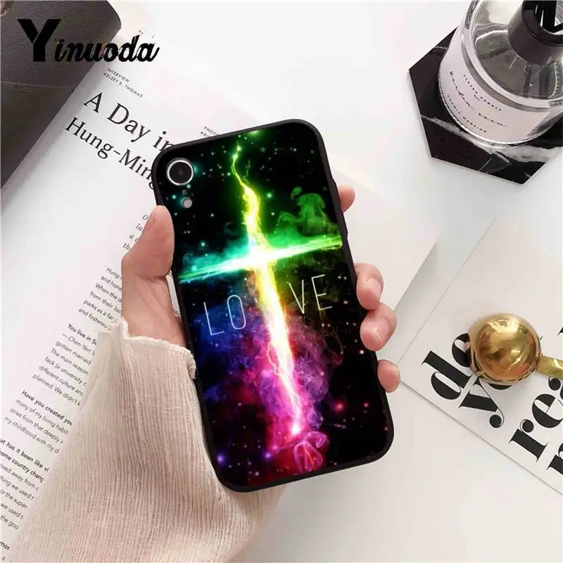 Yinuoda Библия Иисус Христа христианский крест Новый чехол для телефона iPhone 8 7 6 6S 6Plus