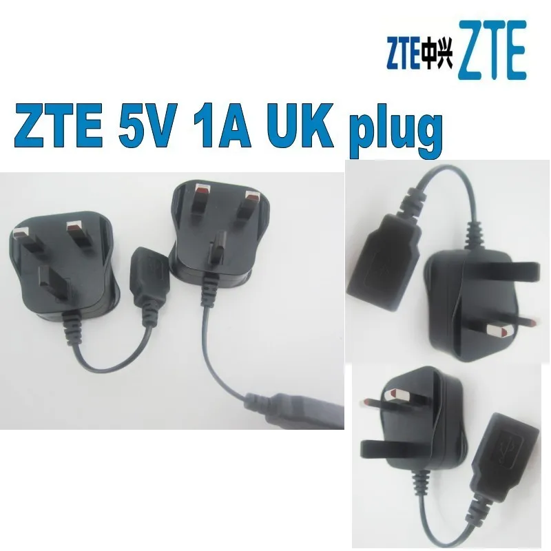 ZTE Оригинальное 5В 1A штепсельная вилка стандарта Великобритании Сетевое зарядное