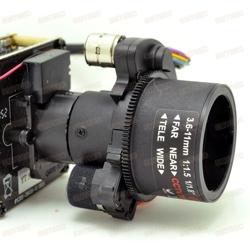 50/60fps 2MP супер Starlight IP плата модуль камеры+ 3,6-11 мм 3x зум Автофокус Авто Ирис Объектив sony IMX385 SIP-E385AML-3611