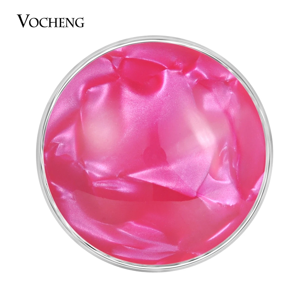Vocheng Ginger Snap Charms Shells in the Button Resin Material Interchangeable Jewelry 18mm 8 Colors Vn-1846 | Украшения и