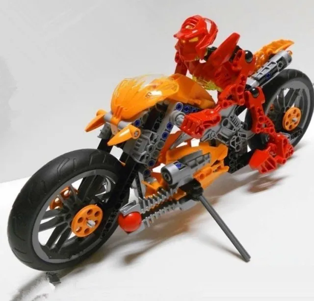 Decool Модель Строительство комплекты Совместимость с lego city герой мотоцикл 811 3D