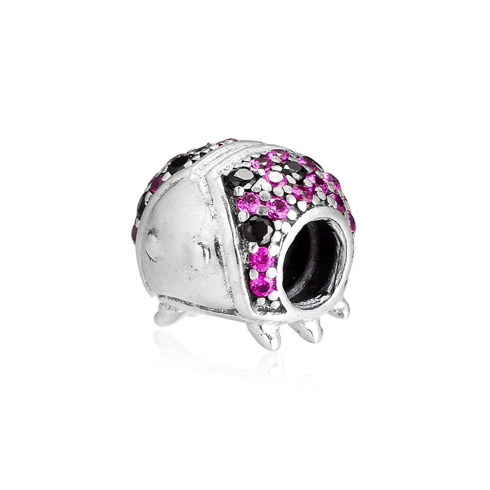 Fits for Pandora Beads Bracelets Ladybird Charms 100% 925 Sterling Silver Jewelry Free Shipping | Украшения и аксессуары