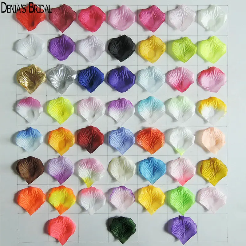 3000 шт. Декоративные Шелковые Розы полиэфирные цветы конфетти в форме лепестков |