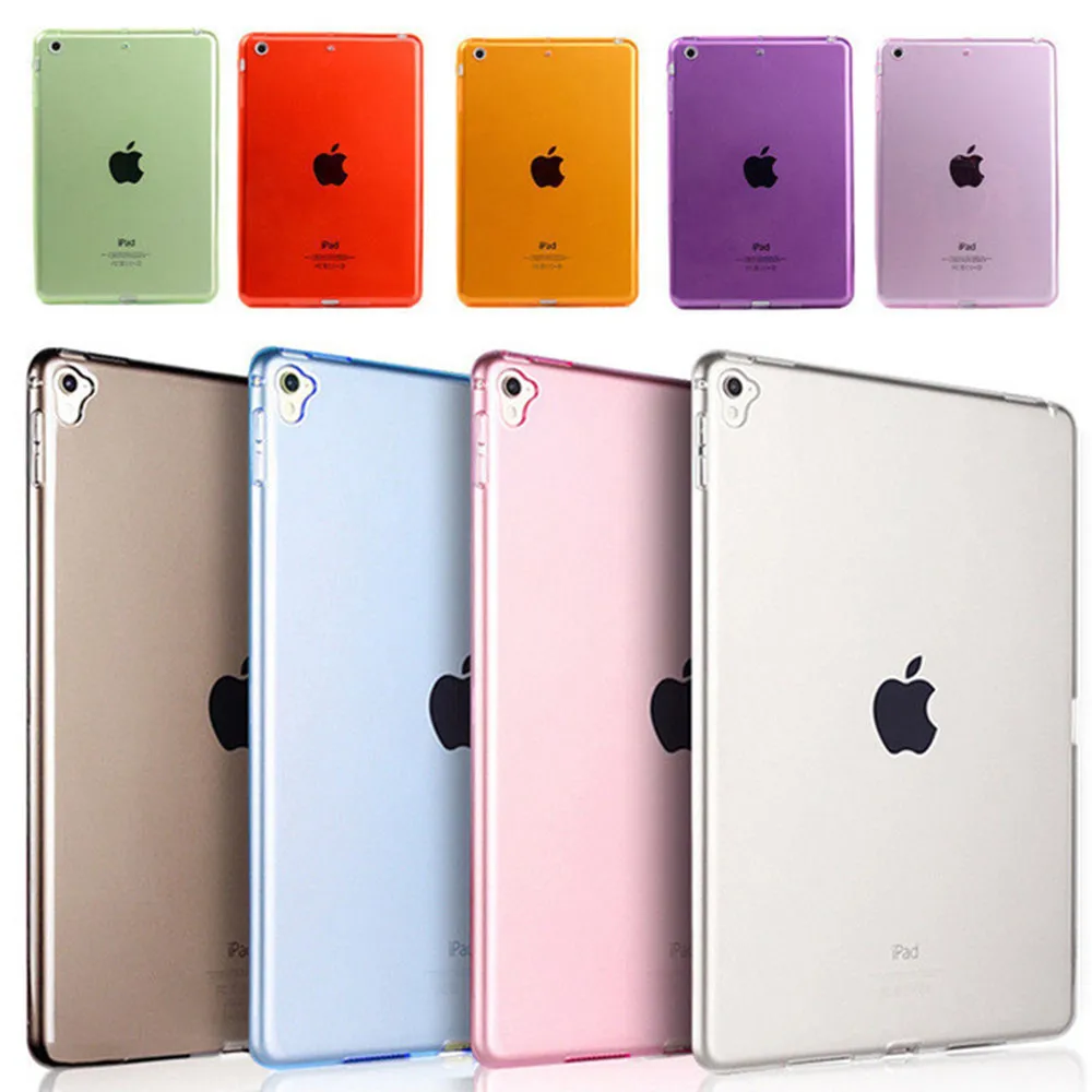Цветной силиконовый чехол для iPad Mini 1 2 3 4 прозрачный планшета Apple 7 9 дюйма мягкий