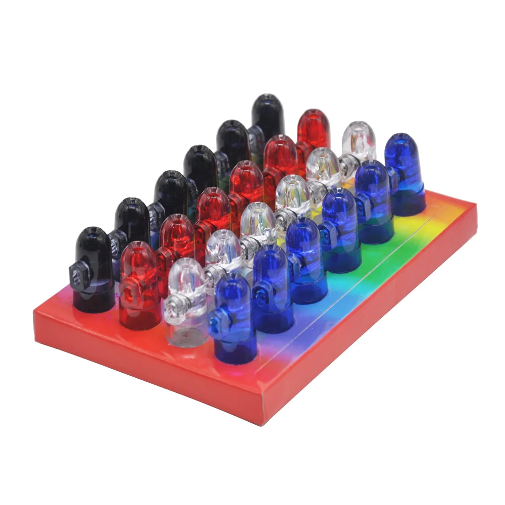 5 шт./лот акриловый пластиковый табак диспенсер храп рокетная форма носовые ножи.