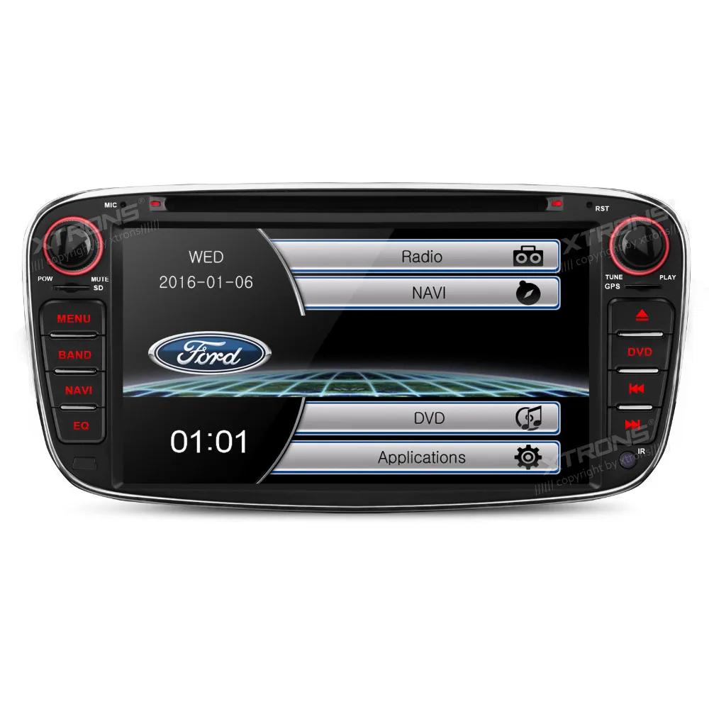 Автомобильный DVD плеер с 7 дюймовым HD радио 2 din GPS навигация для Ford Focus II Mondeo C Max S 2008