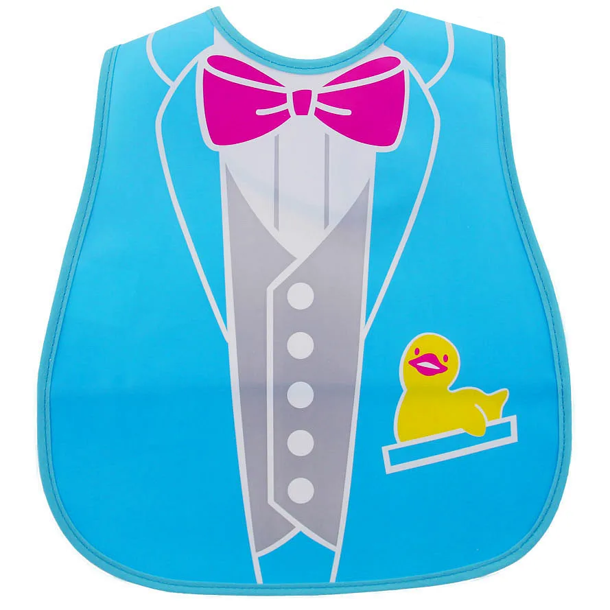 Baby Bibs 1 Регулируемые детские нагрудники из пластика EVA, водонепроницаемые нагрудники для кормления, Детские Мультяшные нагрудники для кормления, Детские фартуки, аксессуары для малышей - Цвет: Baby Bibs 1