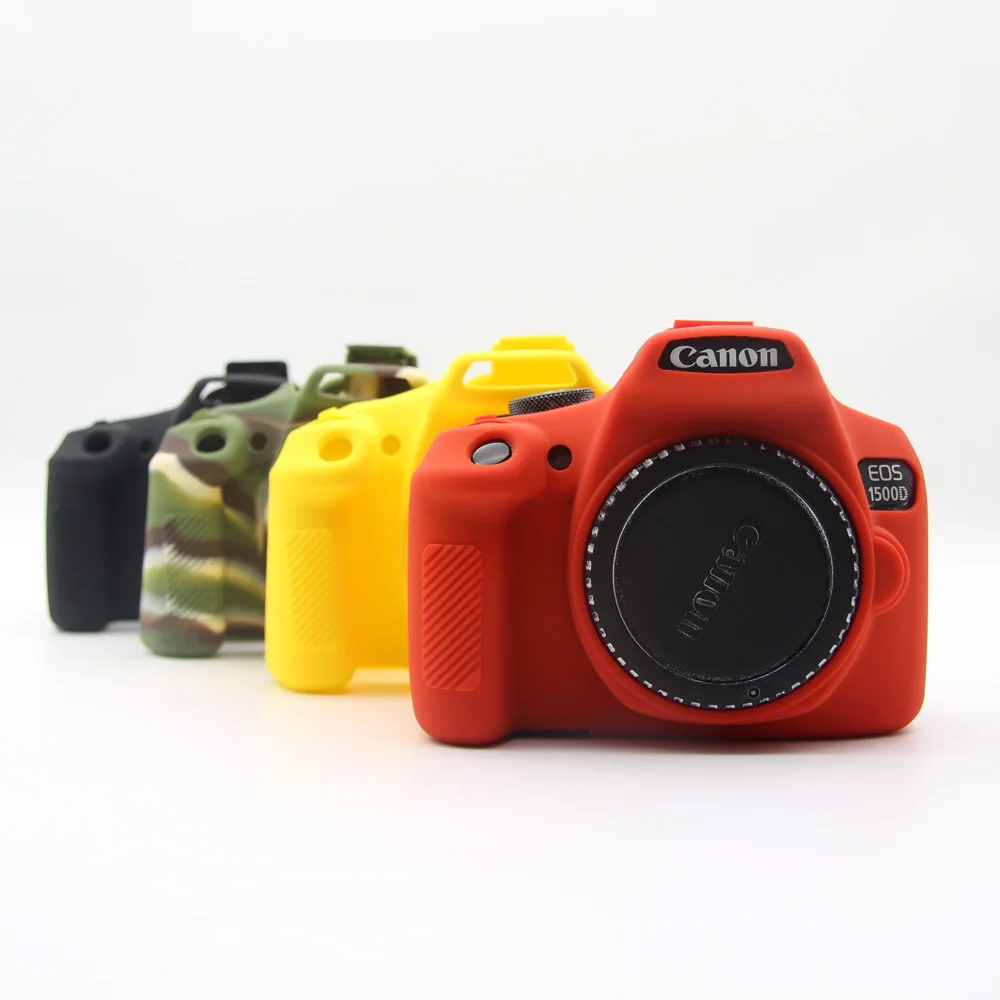 Силиконовый резиновый чехол для камеры съемный защитный Canon EOS 5D4 5D Mark IV 200D 1500D 1300D 6D